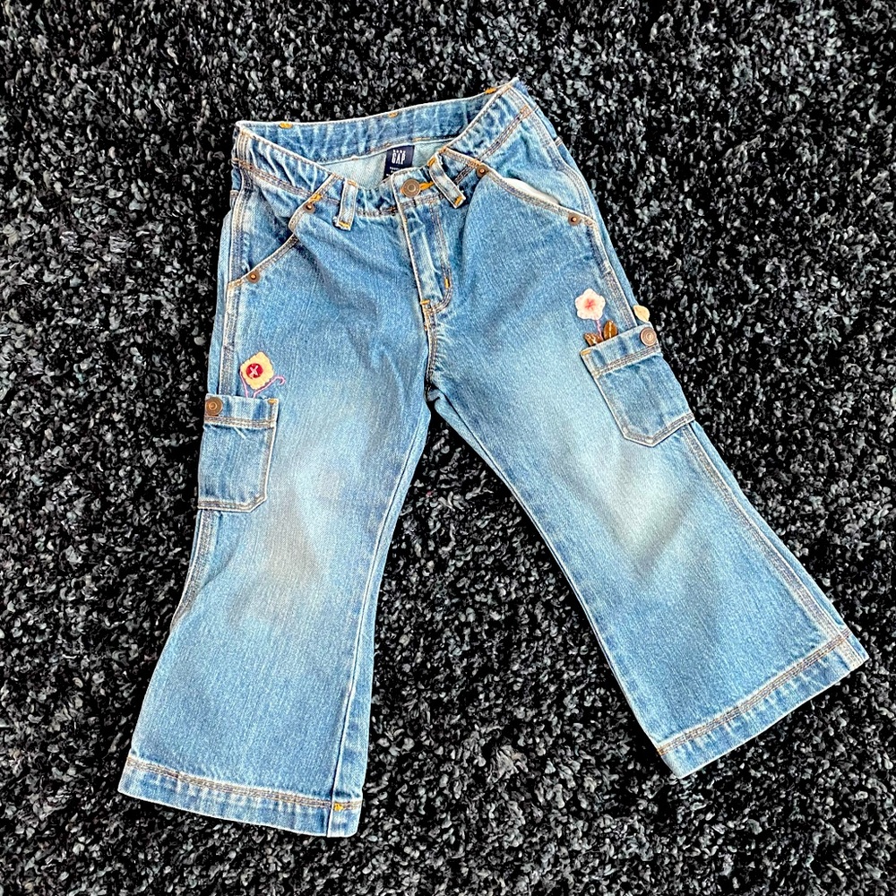 Little girl boot cut jeans